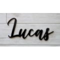 Kids Wooden Name in Wish font - 9mm x 12cm